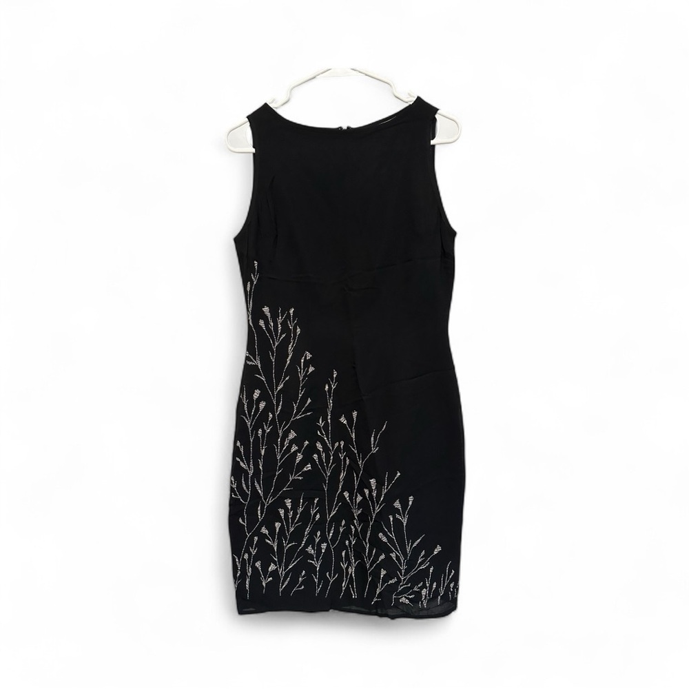 Vintage Y2K Era Isabella Bird Black Fairycore Embroidered Dress Size 4P